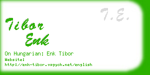 tibor enk business card